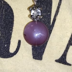 Handmade purple pendant